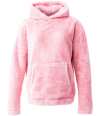 BH201 Brand Lab Unisex Fluffy Fleece Hoodie Blush Pink colour image